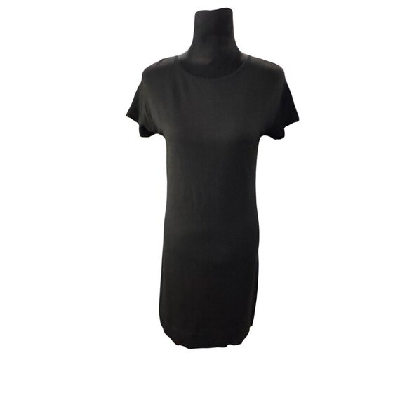Goldworm Women’s Vintage Black Dress Size 10 | 100% Merino Wool Italy Classic - Picture 3 of 11